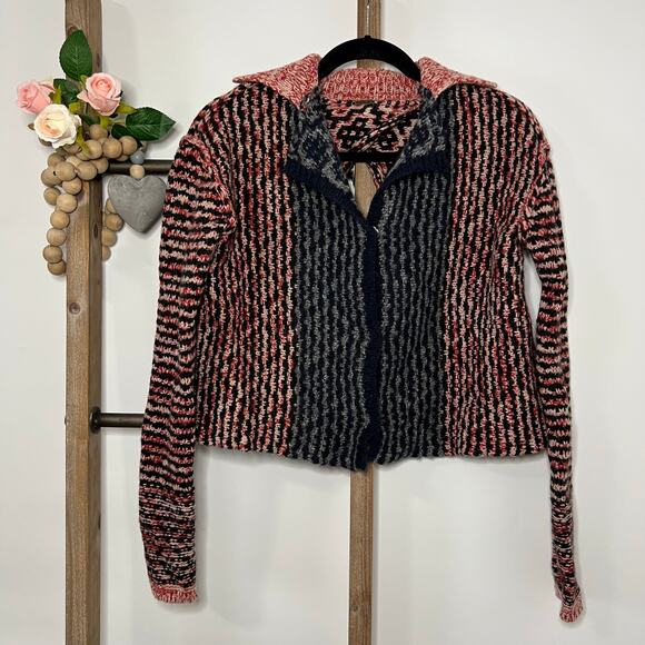 Free People Long Sleeve Open Back Sweater Size Small - Picture 1 of 11